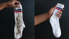 Voeg 4 eetlepels toe aan 3 liter water en zelfs je oudste sokken worden witter dan sneeuw